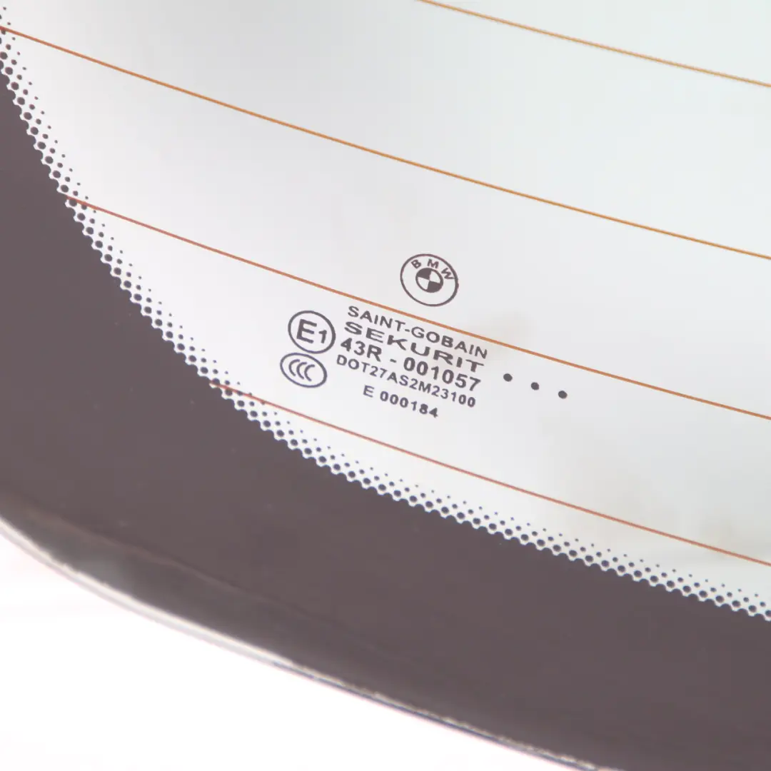 BMW E60 Saloon Rear Window Boot Tailgate Glass Glazing Green AS2 DAB - SKU 7173897 - Part number 7173897