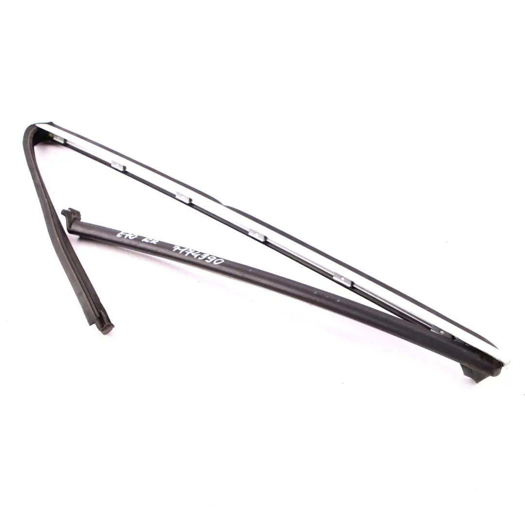 BMW X5 E70 Finisher Window Seal Frame Top Door Rear Right O/S Chrome - SKU 7174390 - Part number 7174390