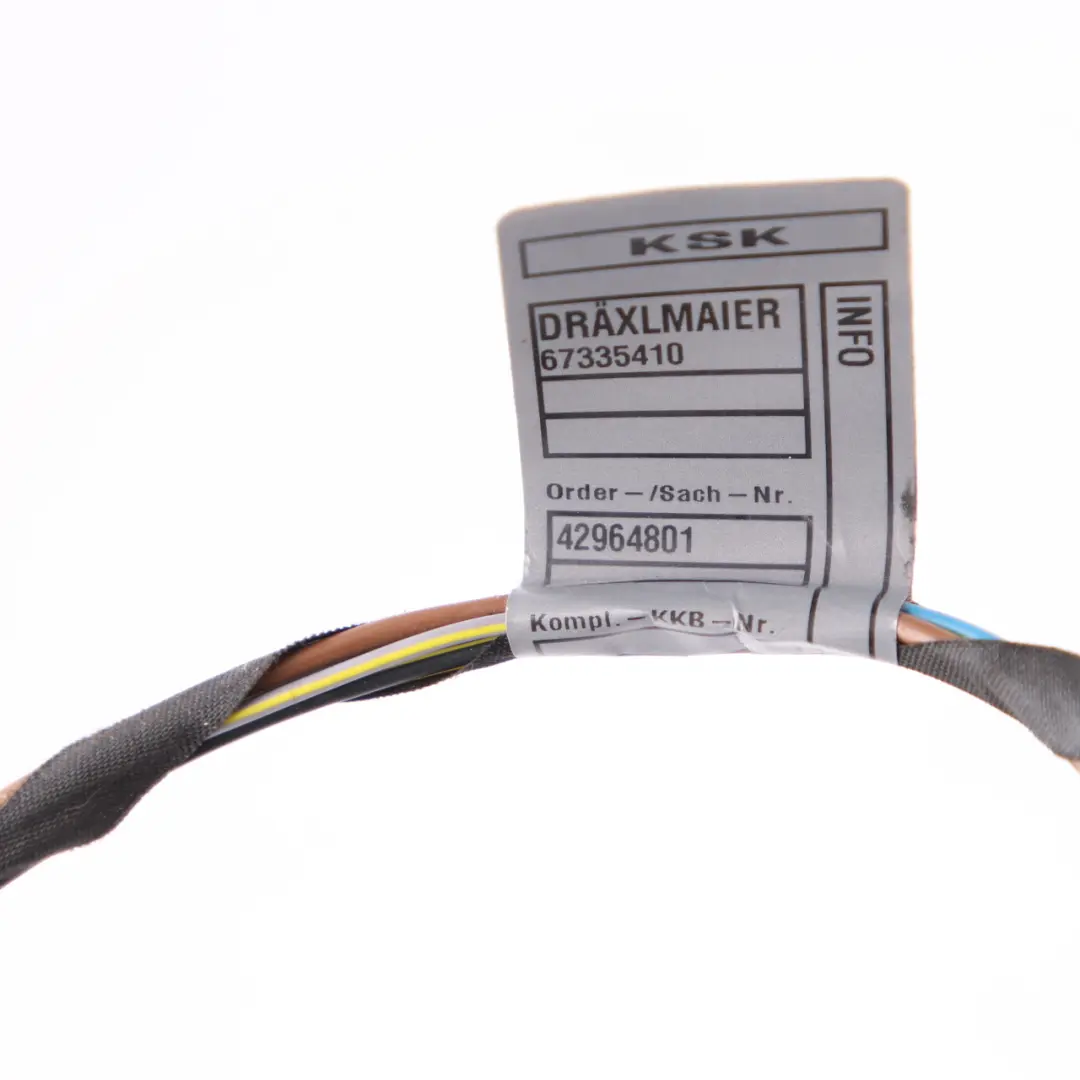 BMW E92 Coupe Rear Lamp Light The Side Panel Left N/S Plug Socket Wiring 6984754 - SKU 7174403-5 - Part number 7174403