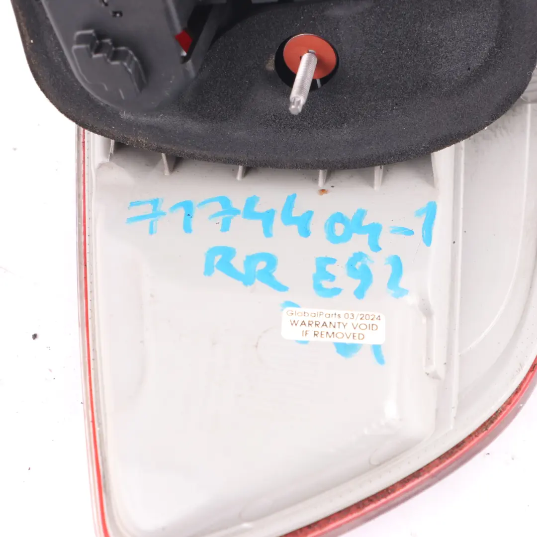 BMW E92 Rear Lamp Light In Side Panel Right O/S Tinted - SKU 7174404-1 - Part number 7174404
