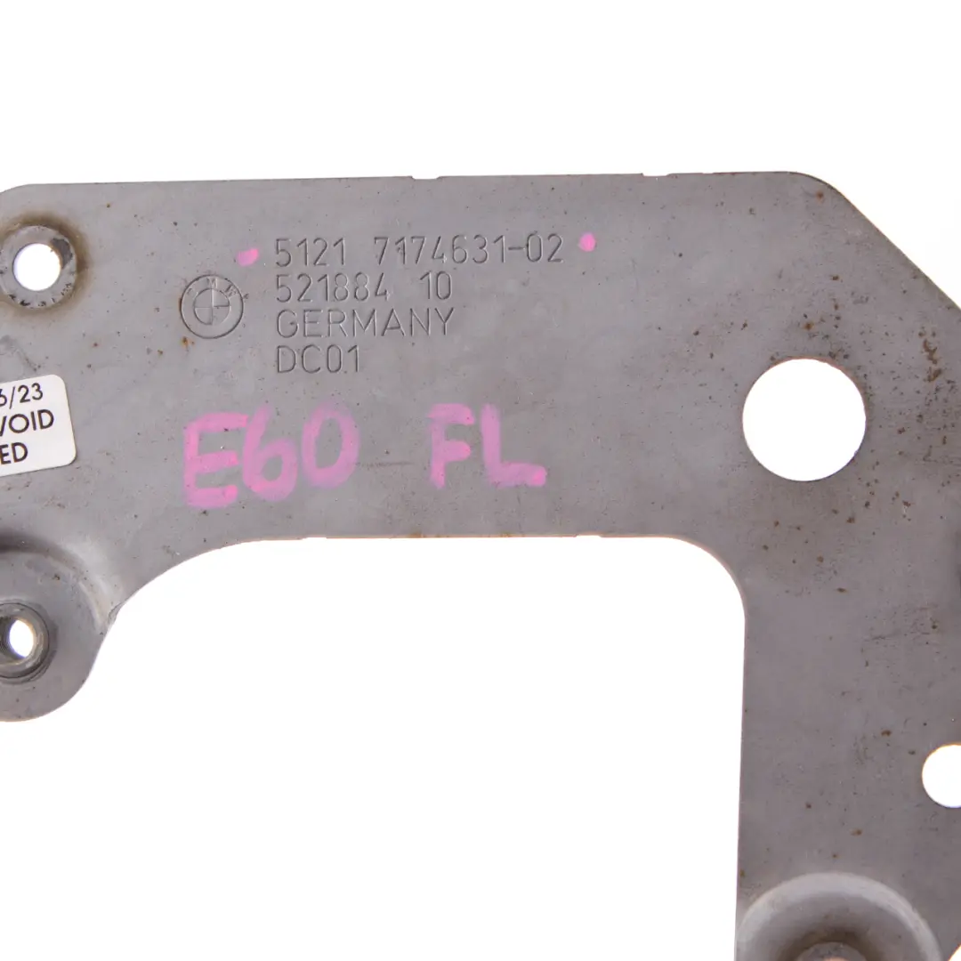 Door Lock Bracket BMW E60 E61 Front Latch Panel Mount Left N/S Plate to with Part number 7174631 Door Lock Bracket BMW E60 E61 Front Latch Panel Mount Left N/S Plate - SKU 7174631 - Part number 7174631