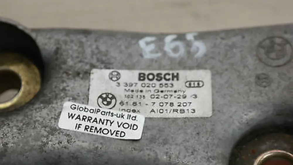 BMW 7 er E65 E66 E67 Gestänge Scheibenwischer mit Motor 6161 - SKU 7174969 - Teilenummer 7078207