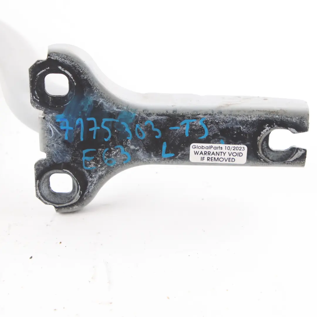 BMW E63 Tapa Maletero Tailgate Bisagra Brazo Izquierdo Titansilber Plata - 354 - SKU 7175303-TS - Número de pieza 7175303