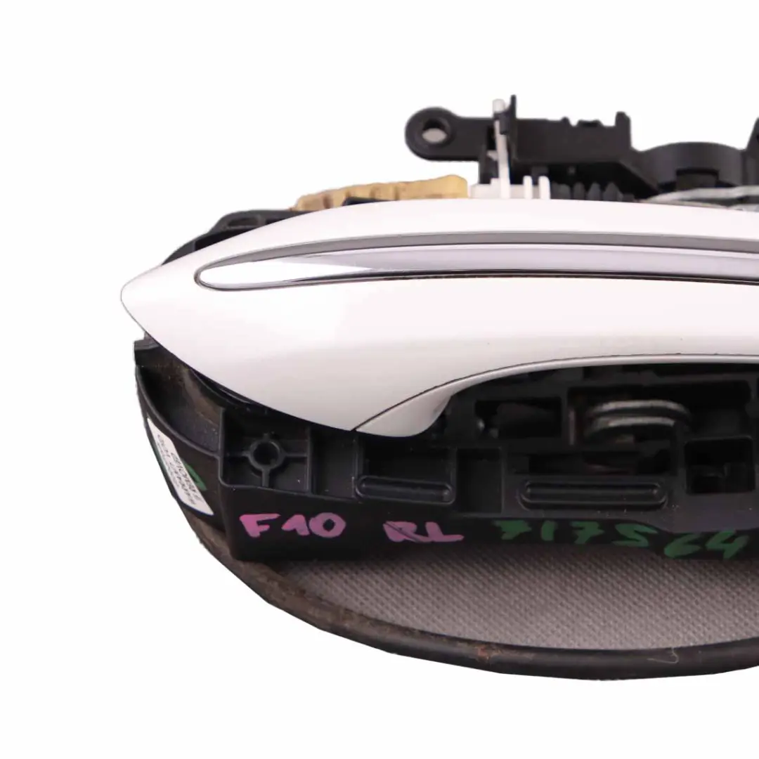 Door Handle BMW F10 F11 Grab Outside Rear Left N/S Alpine White - 300 to with Part number 7175649 Door Handle BMW F10 F11 Grab Outside Rear Left N/S Alpine White - 300 - SKU 7175649-AW - Part number 7175649