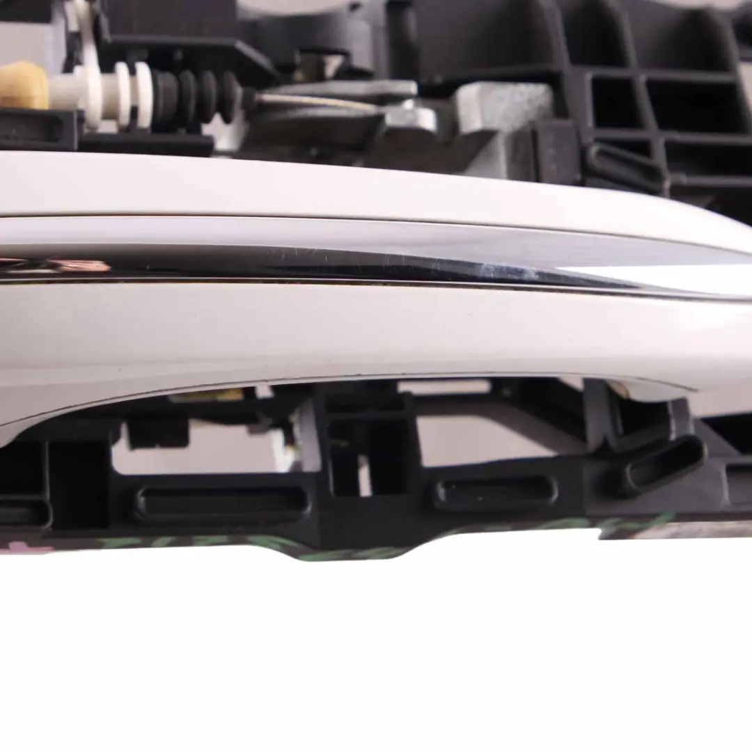 Door Handle BMW F10 F11 Grab Outside Rear Left N/S Alpine White - 300 to with Part number 7175649 Door Handle BMW F10 F11 Grab Outside Rear Left N/S Alpine White - 300 - SKU 7175649-AW - Part number 7175649