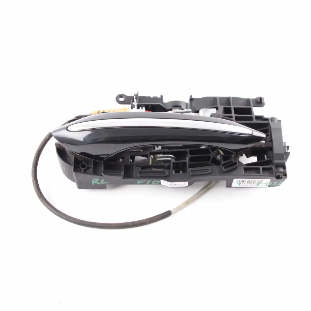 Door Handle BMW F10 F11 F12 Outside Grab Rear Left N/S Black Sapphire - 475 to with Part number 7175649 Door Handle BMW F10 F11 F12 Outside Grab Rear Left N/S Black Sapphire - 475 - SKU 7175649-BS2 - Part number 7175649