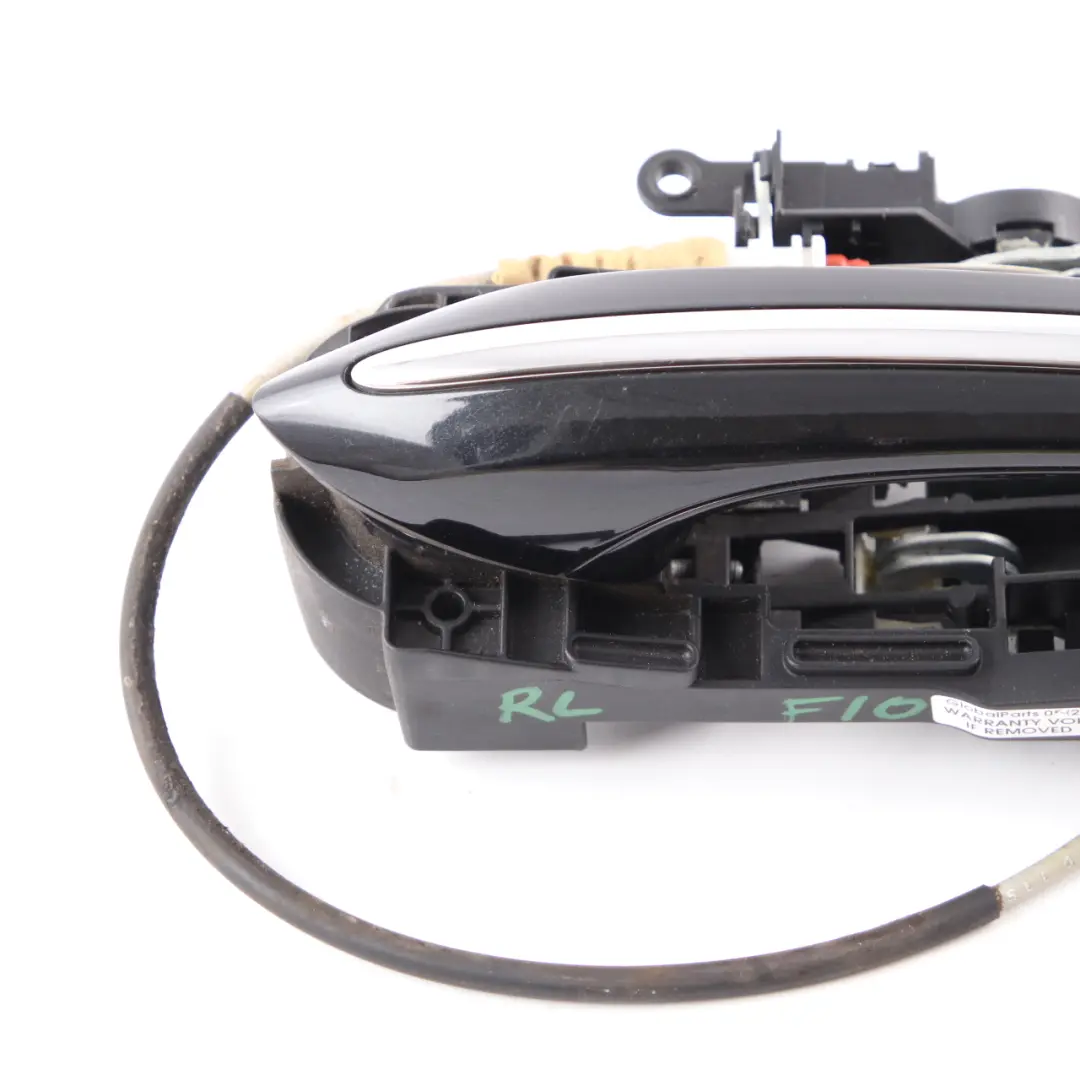 Door Handle BMW F10 F11 F12 Outside Grab Rear Left N/S Black Sapphire - 475 to with Part number 7175649 Door Handle BMW F10 F11 F12 Outside Grab Rear Left N/S Black Sapphire - 475 - SKU 7175649-BS2 - Part number 7175649