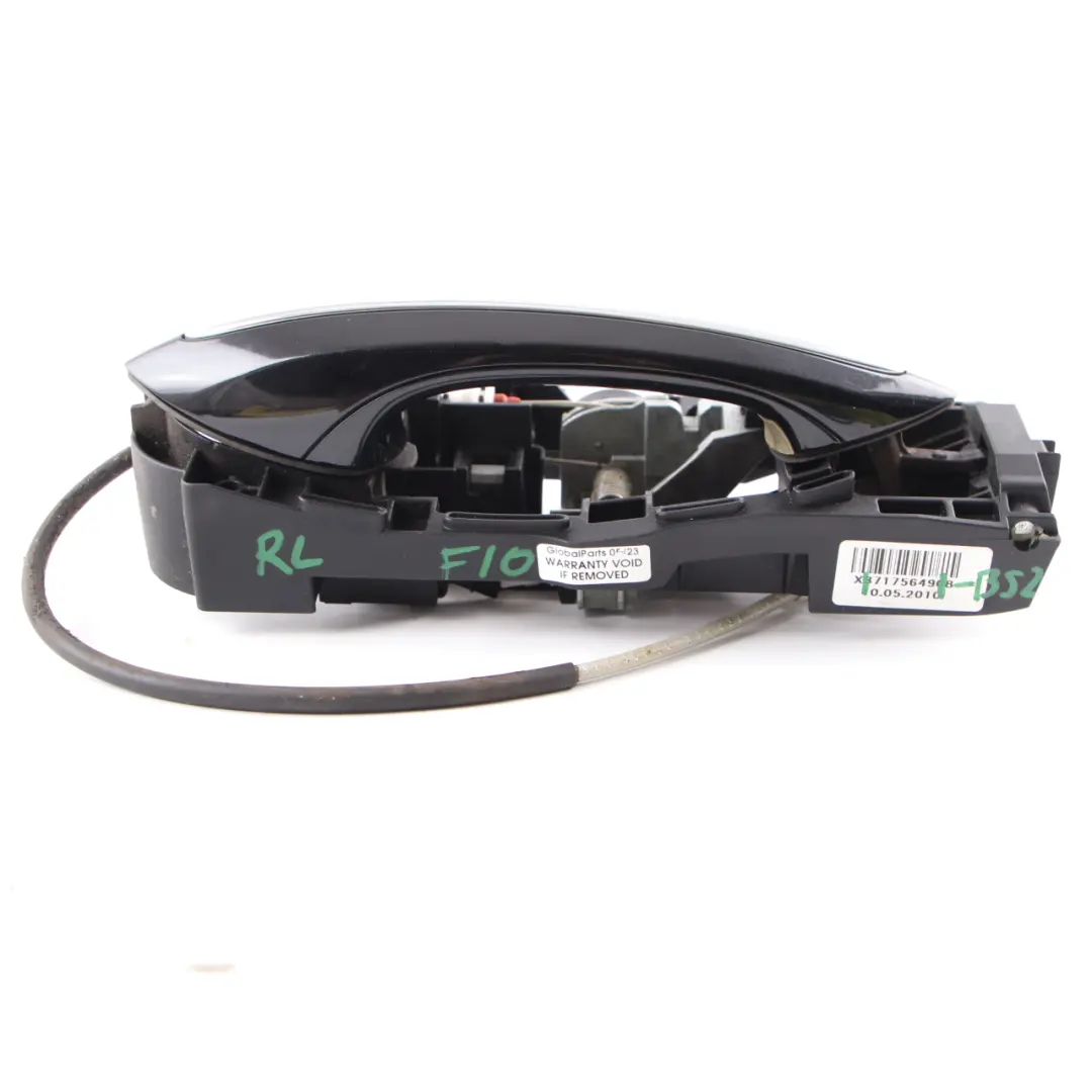 Door Handle BMW F10 F11 F12 Outside Grab Rear Left N/S Black Sapphire - 475 to with Part number 7175649 Door Handle BMW F10 F11 F12 Outside Grab Rear Left N/S Black Sapphire - 475 - SKU 7175649-BS2 - Part number 7175649
