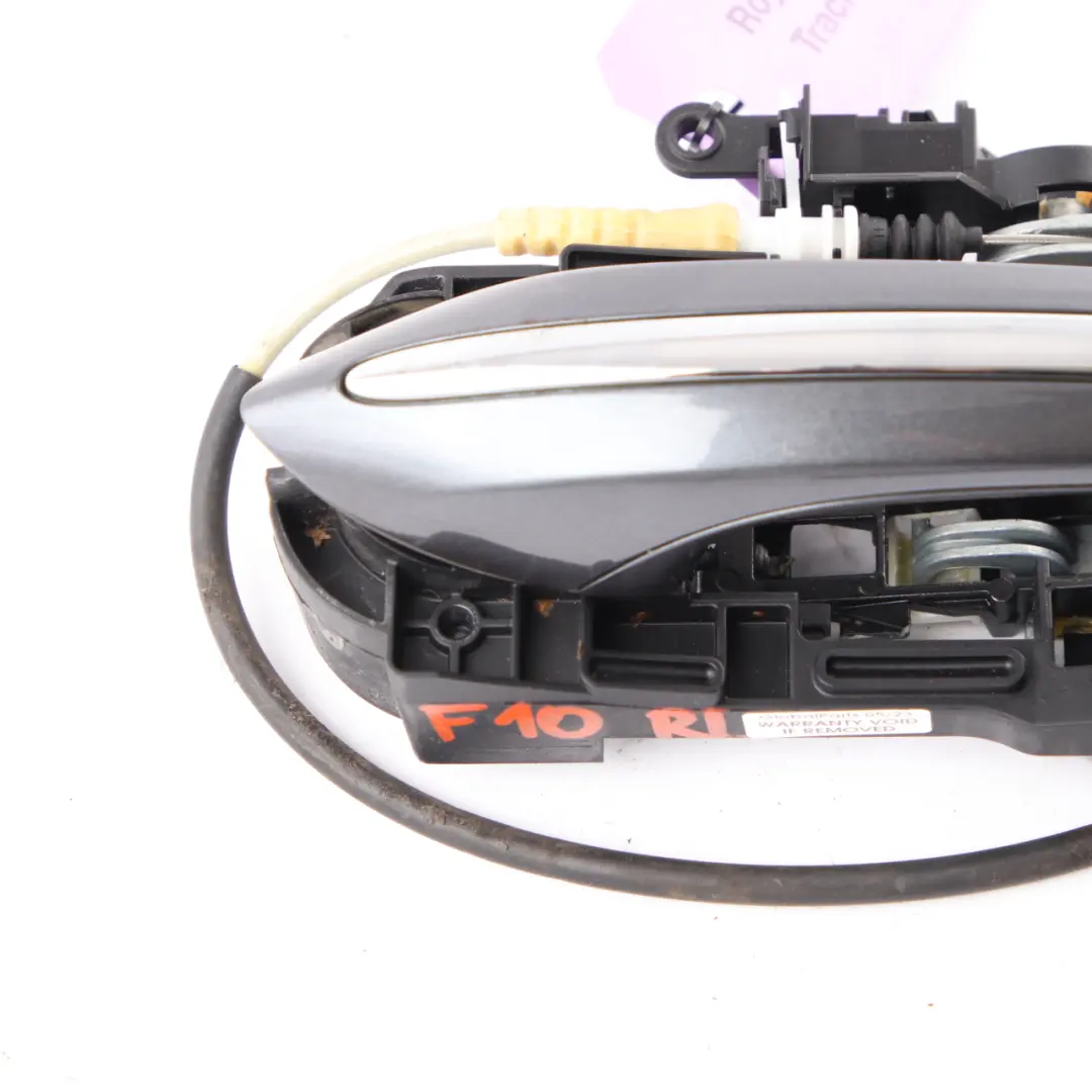 Door Handle BMW F10 F11 Grab Outside Rear Left N/S Mineral Grey Metallic - B39 to with Part number 7175649 Door Handle BMW F10 F11 Grab Outside Rear Left N/S Mineral Grey Metallic - B39 - SKU 7175649-MG1 - Part number 7175649