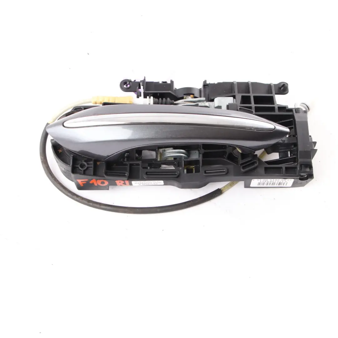 Door Handle BMW F10 F11 Grab Outside Rear Left N/S Mineral Grey Metallic - B39 to with Part number 7175649 Door Handle BMW F10 F11 Grab Outside Rear Left N/S Mineral Grey Metallic - B39 - SKU 7175649-MG1 - Part number 7175649