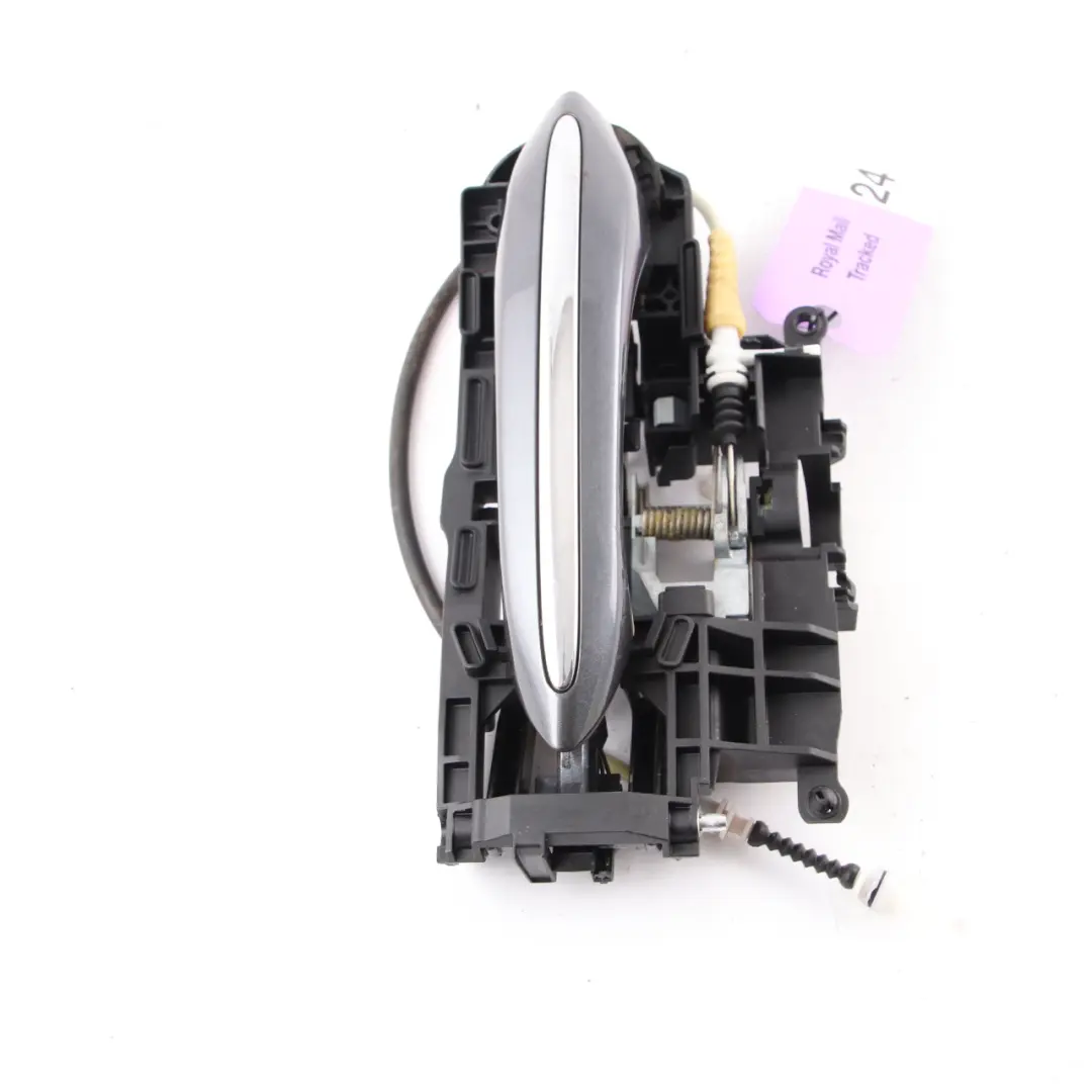 Door Handle BMW F10 F11 Grab Outside Rear Left N/S Mineral Grey Metallic - B39 to with Part number 7175649 Door Handle BMW F10 F11 Grab Outside Rear Left N/S Mineral Grey Metallic - B39 - SKU 7175649-MG1 - Part number 7175649