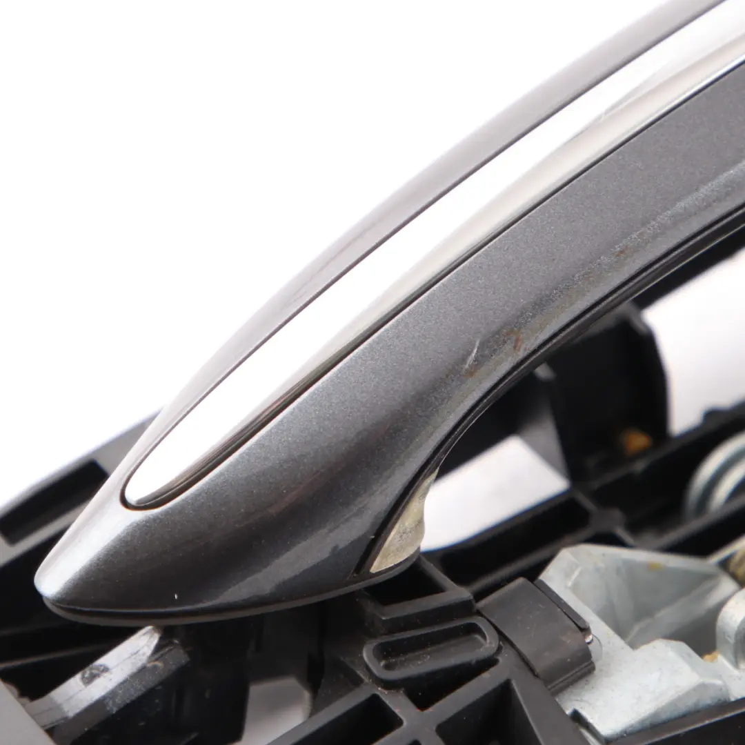 Door Handle BMW F10 F11 Grab Outside Rear Left N/S Mineral Grey Metallic - B39 to with Part number 7175649 Door Handle BMW F10 F11 Grab Outside Rear Left N/S Mineral Grey Metallic - B39 - SKU 7175649-MG1 - Part number 7175649