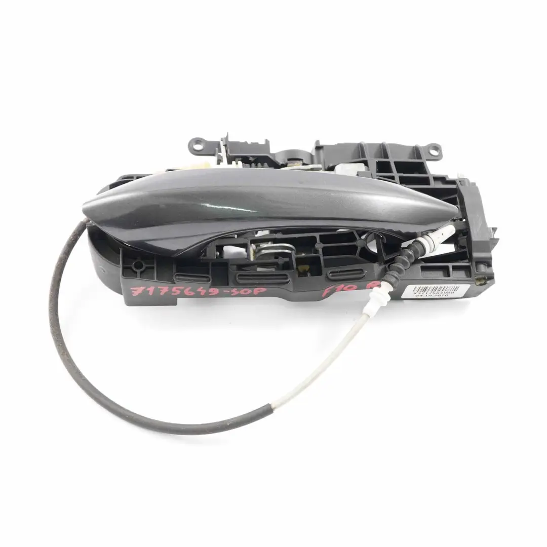  Grab Handle BMW F10 F12 Outside Door Rear Left N/S Sophistograu Grey - A90 - SKU 7175649-SOP - Part number 7175649