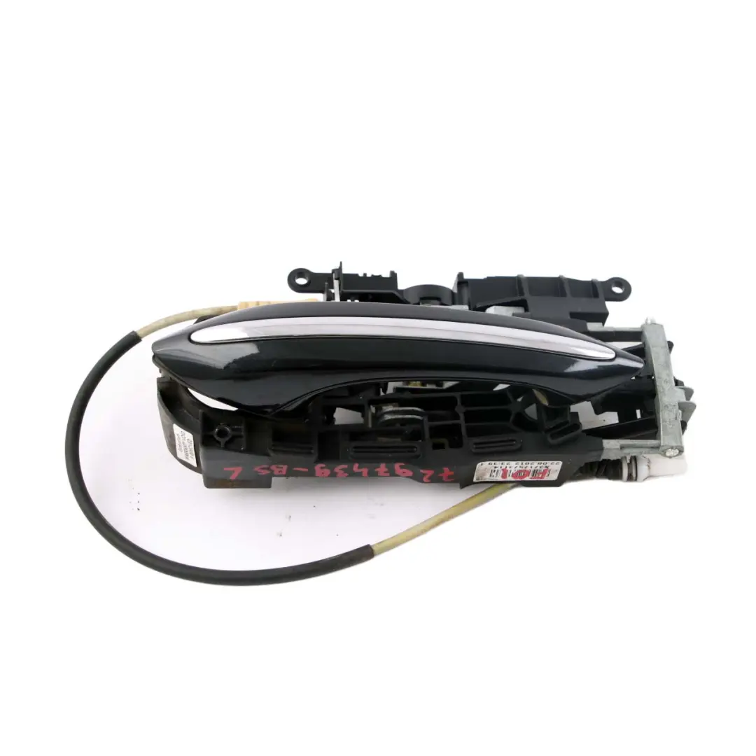 Left N/S Grab Door Handle Black Sapphire Metallic - 475 to BMW 7 Series F01 F02 with Part number 7175731 BMW 7 Series F01 F02 Left N/S Grab Door Handle Black Sapphire Metallic - 475 - SKU 7175731-BS - Part number 7175731