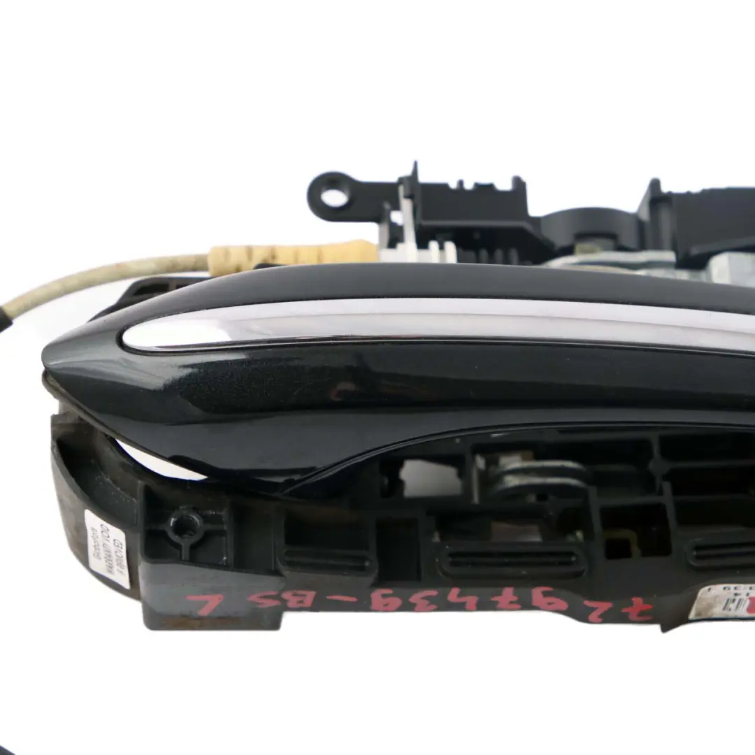 BMW 7 Series F01 F02 Left N/S Grab Door Handle Black Sapphire Metallic - 475 - SKU 7175731-BS - Part number 7175731