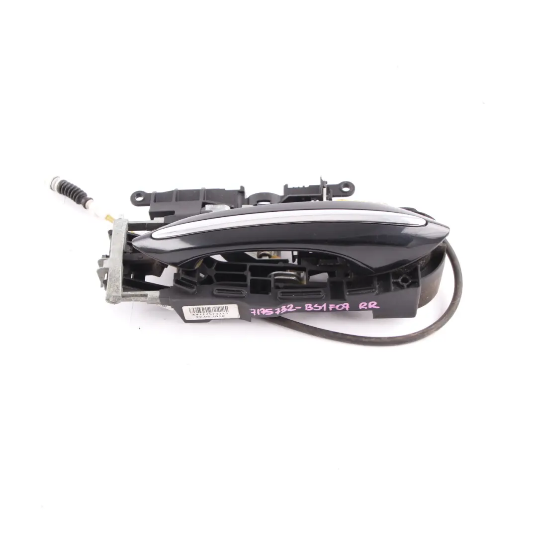  Door Handle BMW F07 GT F01 Rear Right O/S Grab Black Sapphire Metallic - 475 - SKU 7175732-BS1 - Part number 7175732