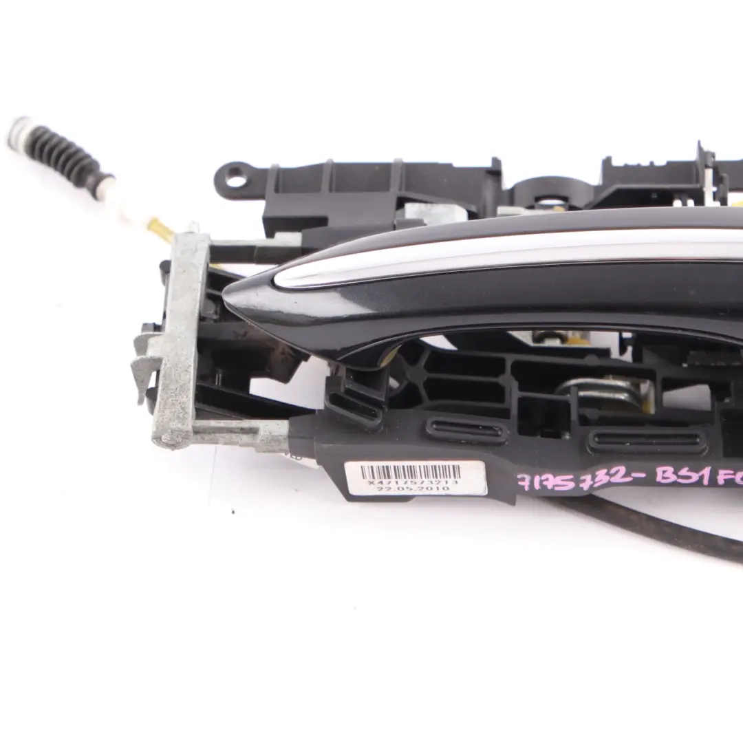 Door Handle BMW F07 GT F01 Rear Right O/S Grab Black Sapphire Metallic - 475 to with Part number 7175732 Door Handle BMW F07 GT F01 Rear Right O/S Grab Black Sapphire Metallic - 475 - SKU 7175732-BS1 - Part number 7175732