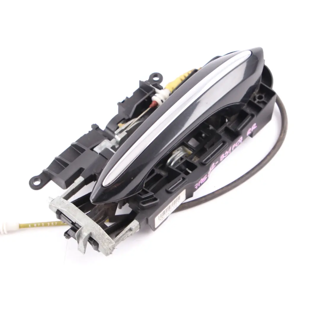  Door Handle BMW F07 GT F01 Rear Right O/S Grab Black Sapphire Metallic - 475 - SKU 7175732-BS1 - Part number 7175732