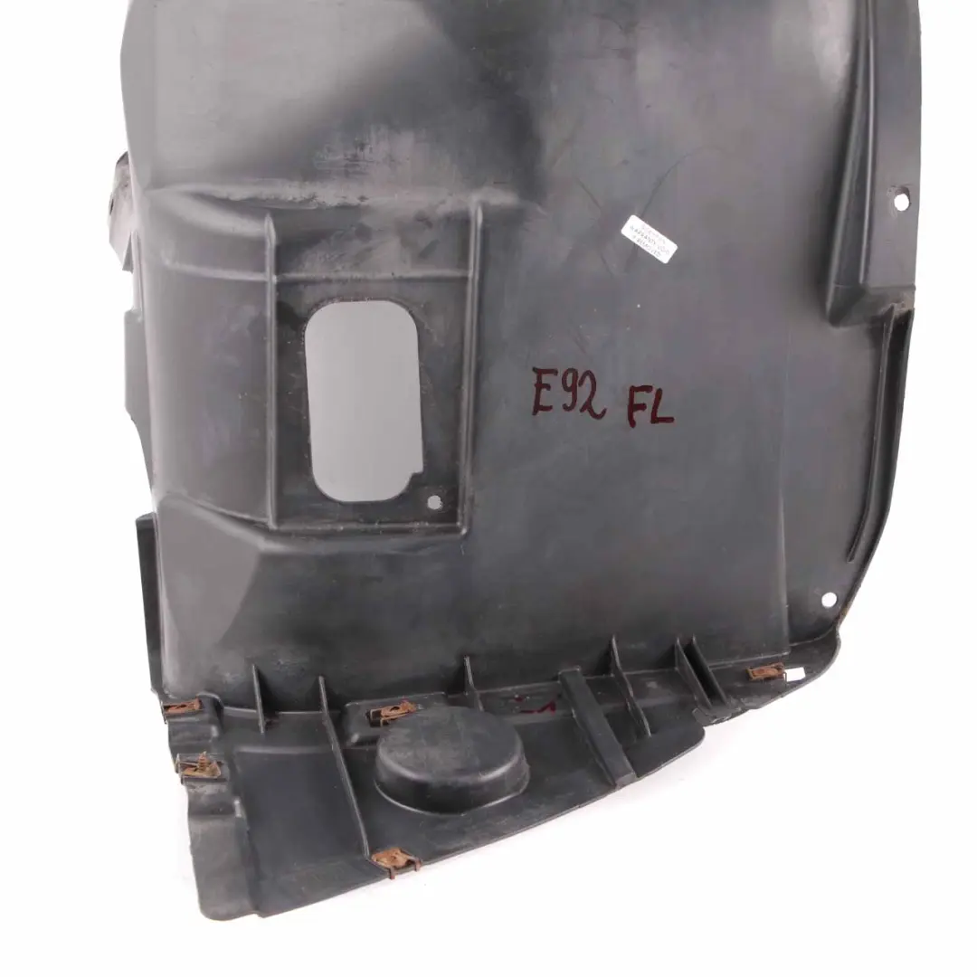 Arch Cover BMW E92 E93 Wheel Housing Bottom Front Left N/S to Wheel with Part number 7175769 Wheel Arch Cover BMW E92 E93 Wheel Housing Bottom Front Left N/S - SKU 7175769-1 - Part number 7175769