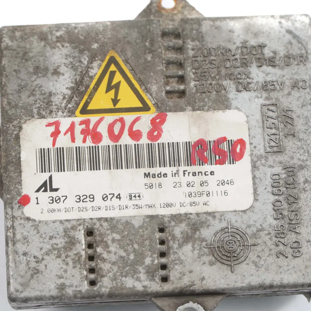 Control Unit Xenon Light 1307329074 to BMW X3 E46 E63 E83 Mini R50 R53 with Part number 7176068 BMW X3 E46 E63 E83 Mini R50 R53 Control Unit Xenon Light 1307329074 - SKU 7176068 - Part number 7176068