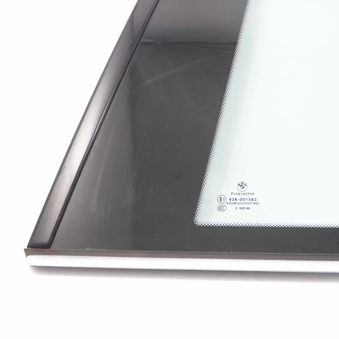 Window Glass Side Rear Left N/S Quarter Glazing AS2 Alu Matt to BMW E81 with Part number 7176665 BMW E81 Window Glass Side Rear Left N/S Quarter Glazing AS2 Alu Matt - SKU 7176665 - Part number 7176665