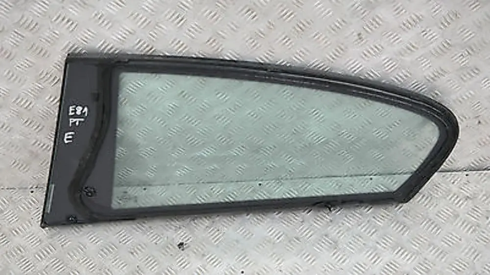 Side Window Glass Rear Right O/S Alu Matt to BMW E81 with Part number 51377176666 BMW E81 Side Window Glass Rear Right O/S Alu Matt - SKU 7176666 - Part number 51377176666