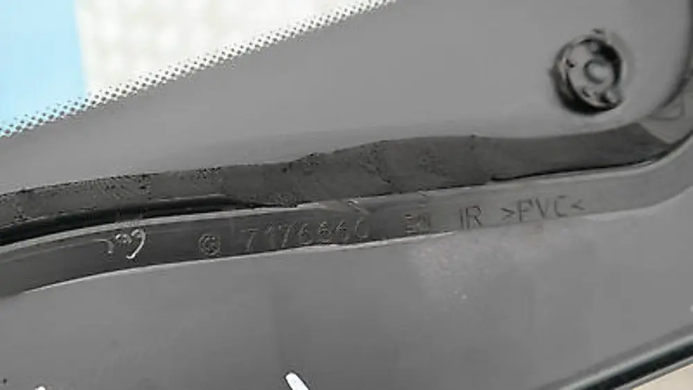BMW E81 Side Window Glass Rear Right O/S Alu Matt - SKU 7176666 - Part number 51377176666