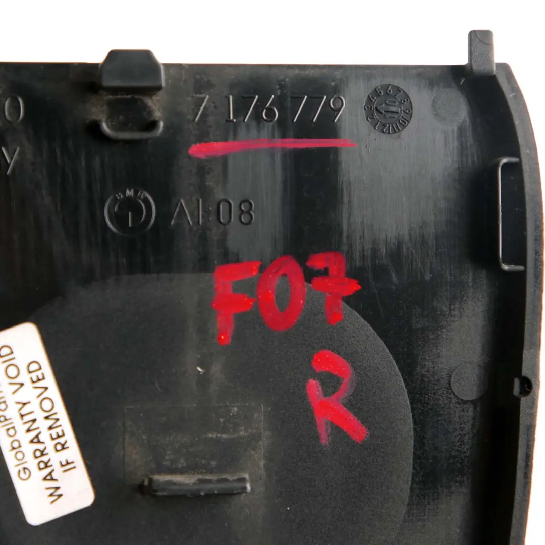 Door Pillar Lower Exterior Trim Front Left Gran Turismo to BMW F07 Cover with Part number 7176779 BMW F07 Cover Door Pillar Lower Exterior Trim Front Left Gran Turismo - SKU 7176779 - Part number 7176779