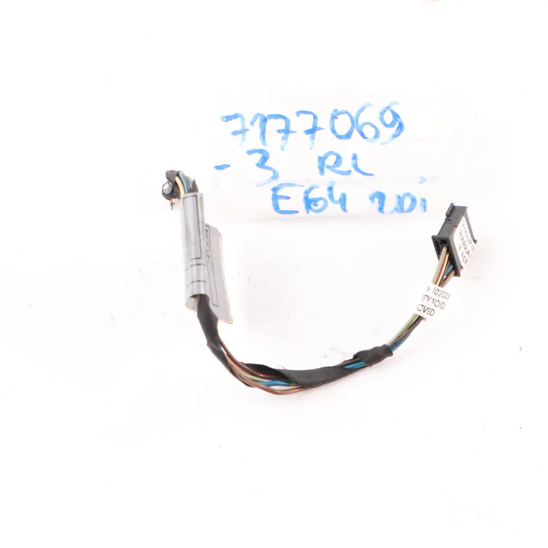 Tail Light Lamp Rear Left N/S Plug Socket Wiring 6909052 to BMW E63 E64 LCI with Part number 7177069 BMW E63 E64 LCI Tail Light Lamp Rear Left N/S Plug Socket Wiring 6909052 - SKU 7177069-3 - Part number 7177069