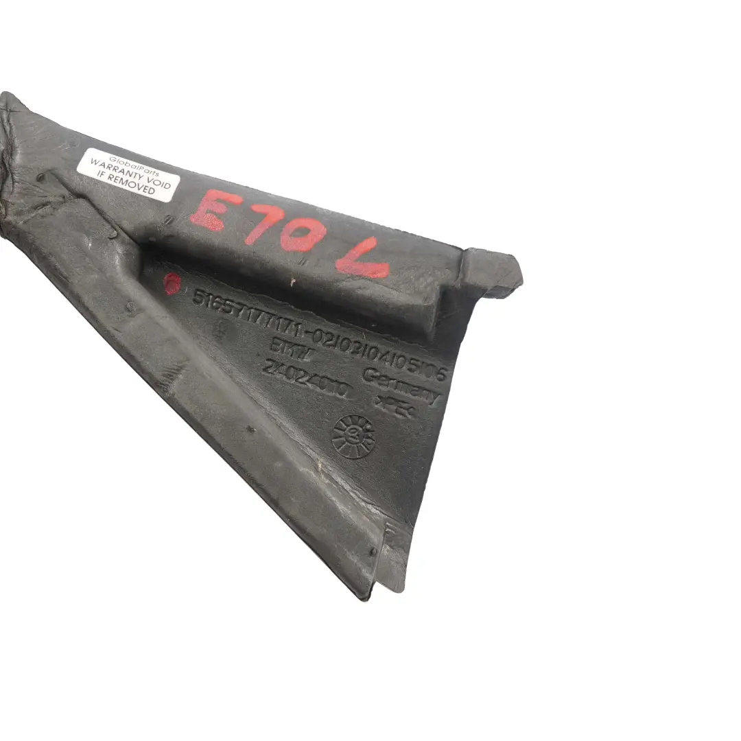 Guarnizione pannello anteriore sinistra Guarnizione gomma parafango per BMW X5 E70 con numero di parte 7177171 BMW X5 E70 Guarnizione pannello anteriore sinistra Guarnizione gomma parafango - SKU 7177171 - Numero di parte 7177171