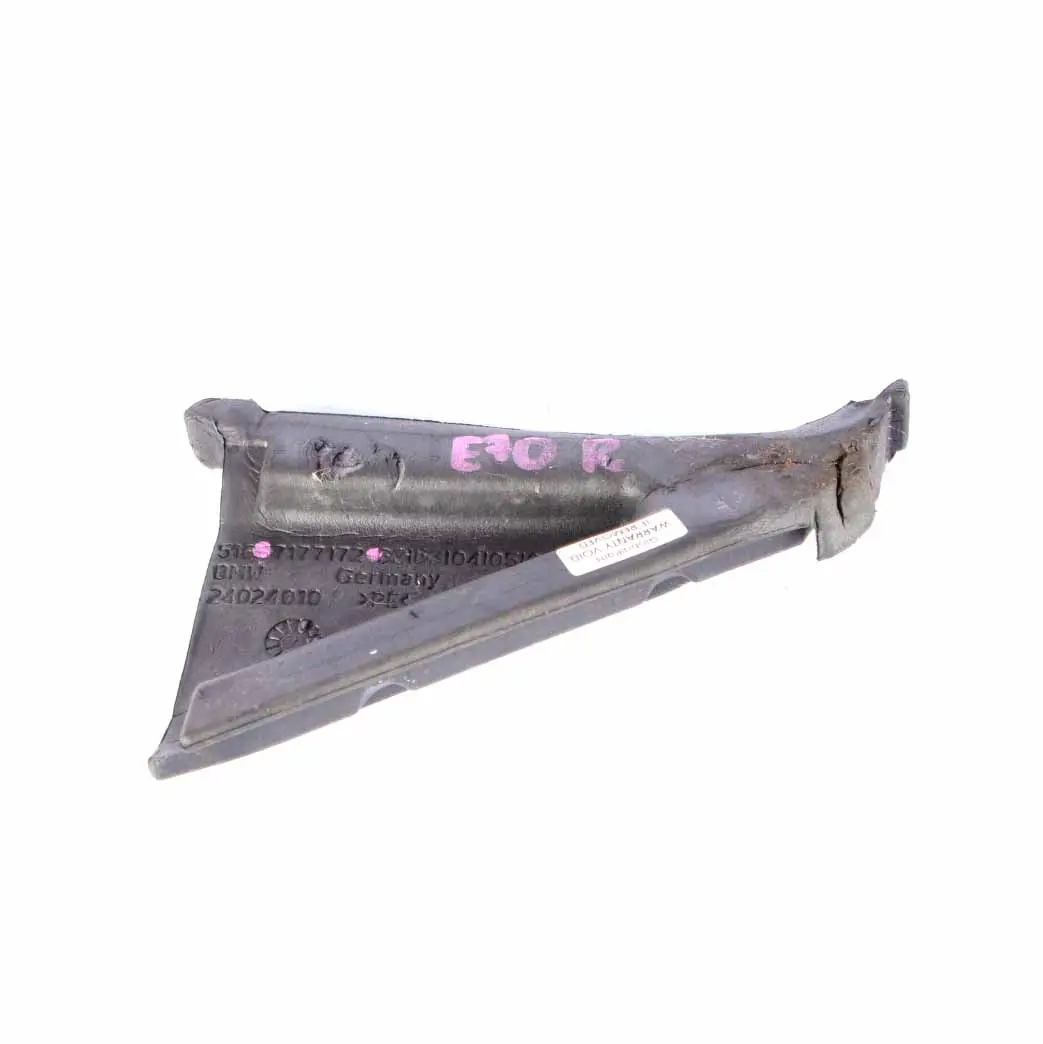 Guarnizione pannello alare anteriore destra parafango guarnizione per BMW E70 E71 con numero di parte 7177172 BMW E70 E71 Guarnizione pannello alare anteriore destra parafango guarnizione - SKU 7177172 - Numero di parte 7177172