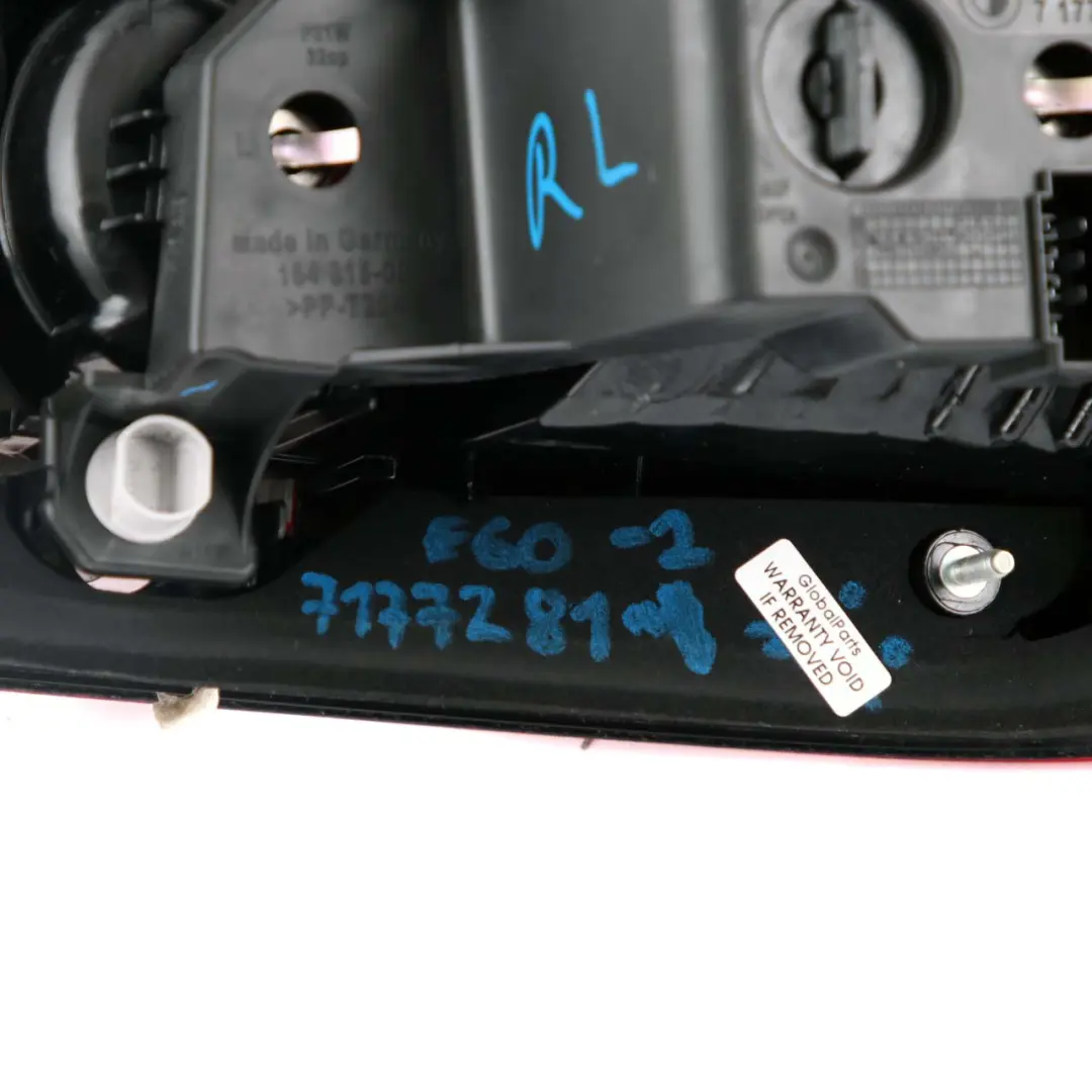 BMW 5 er E60 LCI Rückleuchte Heckleuchte Rücklicht Links Blinker Weis - SKU 7177281-2 - Teilenummer 7177281