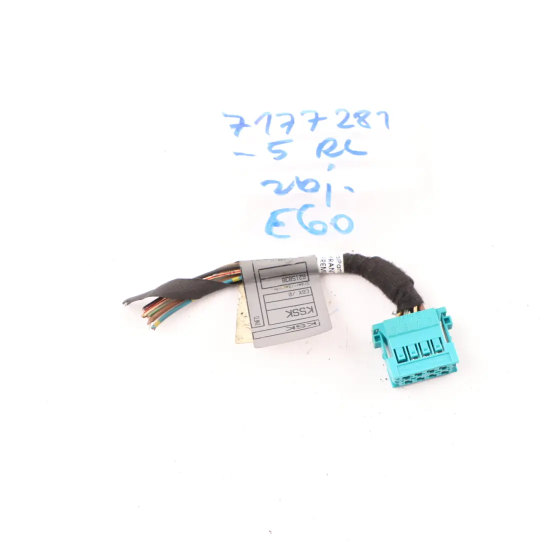 Plug Socket BMW E60 LCI Rear Left N/S Tail Light Lamp Wiring 7505477 - SKU 7177281-5 - Part number 7177281