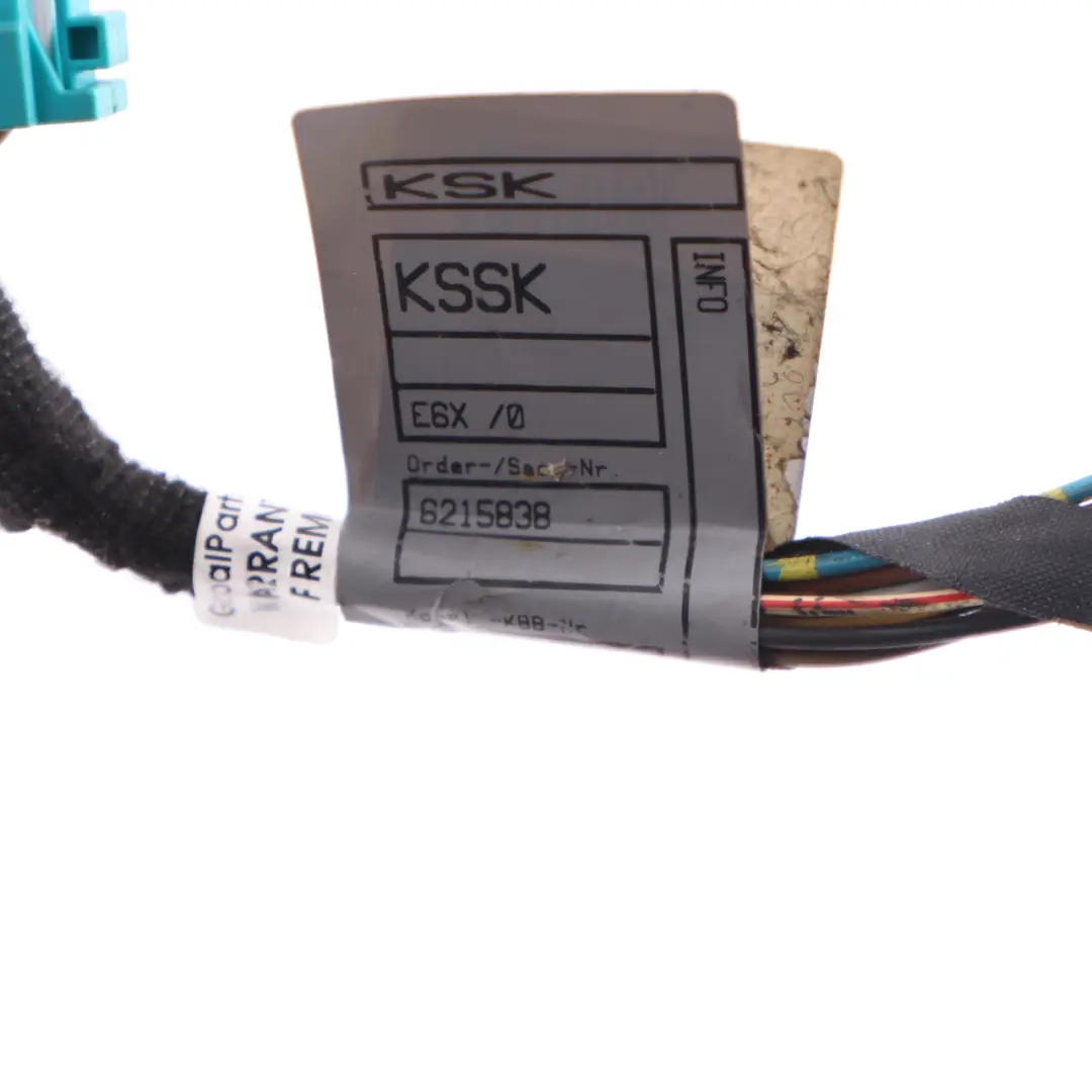 Plug Socket BMW E60 LCI Rear Left N/S Tail Light Lamp Wiring 7505477 - SKU 7177281-5 - Part number 7177281