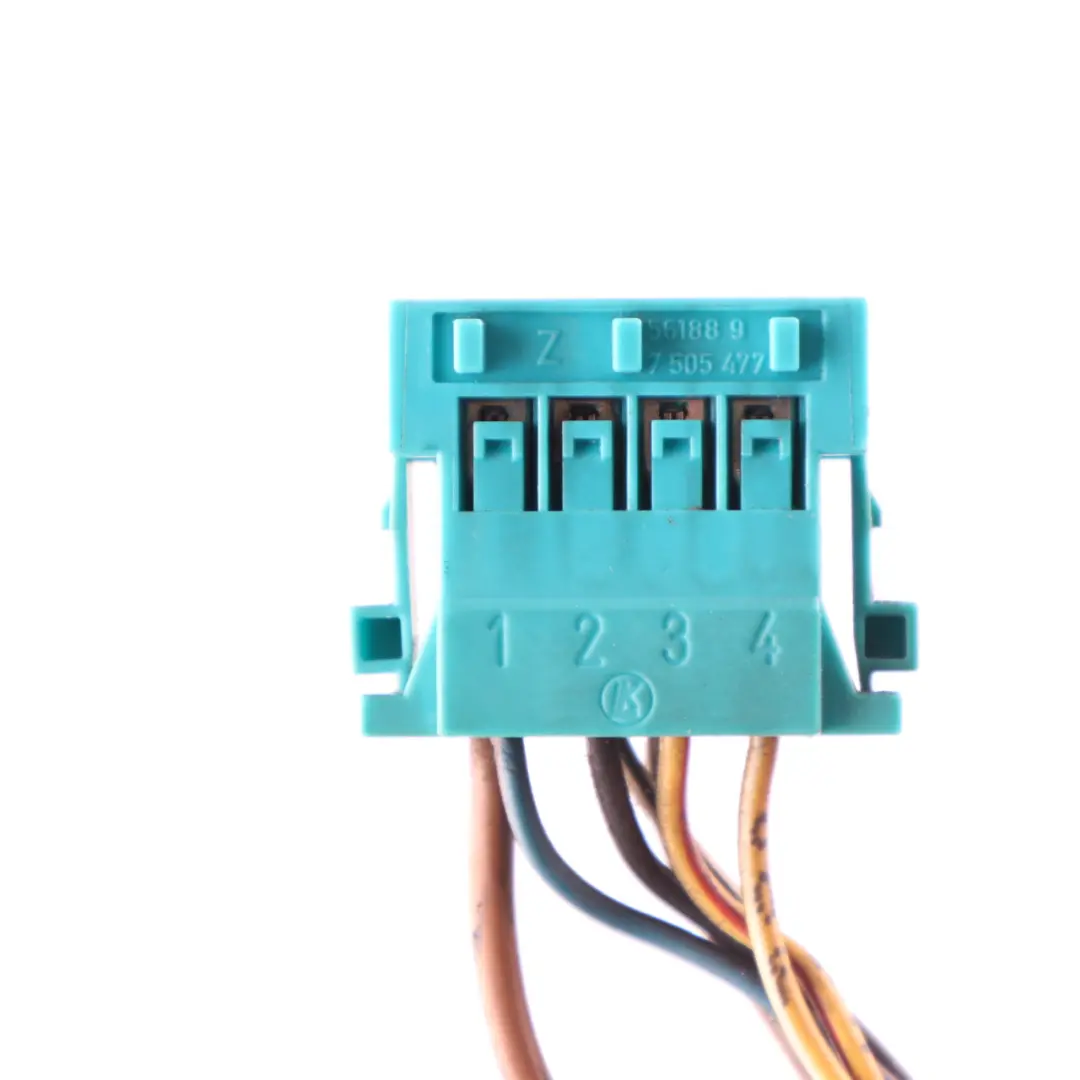 Socket BMW E60 LCI Rear Right O/S Tail Light Lamp Wiring 7505477 to Plug with Part number 7177282 Plug Socket BMW E60 LCI Rear Right O/S Tail Light Lamp Wiring 7505477 - SKU 7177282-5 - Part number 7177282