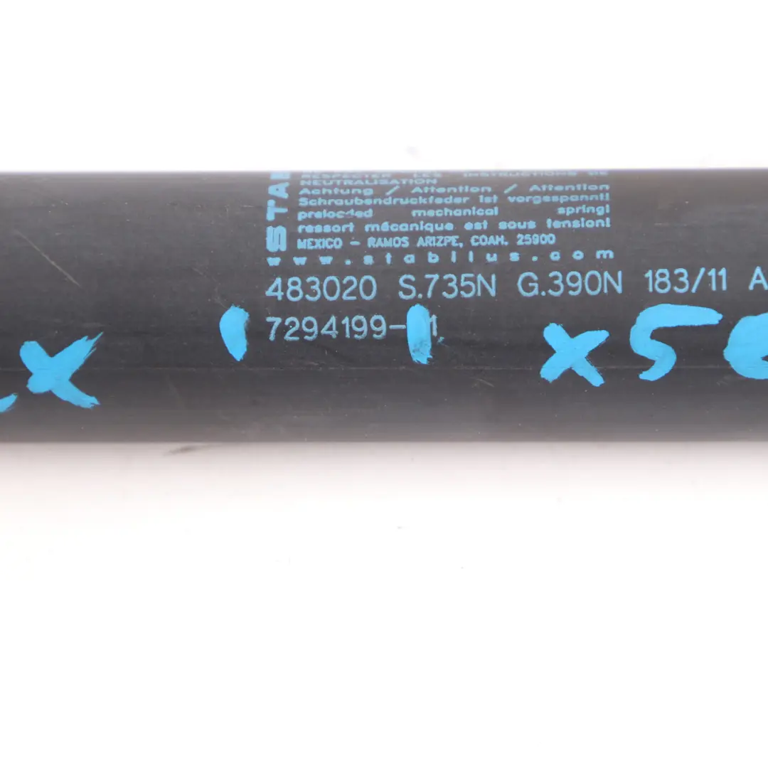 Resorte De Gas Presurizado Para Portón Trasero para BMW X5 E70 con número de pieza 7177283 BMW X5 E70 Resorte De Gas Presurizado Para Portón Trasero - SKU 7177283 - Número de pieza 7177283