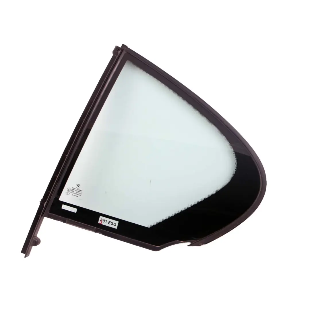 Left Door N/S Side Window Glass Green Fixed to BMW 7 Series F01 F04 Rear with Part number 7177655 BMW 7 Series F01 F04 Rear Left Door N/S Side Window Glass Green Fixed - SKU 7177655 - Part number 7177655