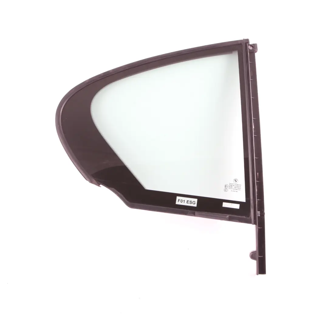 Vetro Laterale Fisso Verde Porta Posteriore Destra per BMW F01 F04 con numero di parte 7177656 BMW F01 F04 Vetro Laterale Fisso Verde Porta Posteriore Destra - SKU 7177656 - Numero di parte 7177656