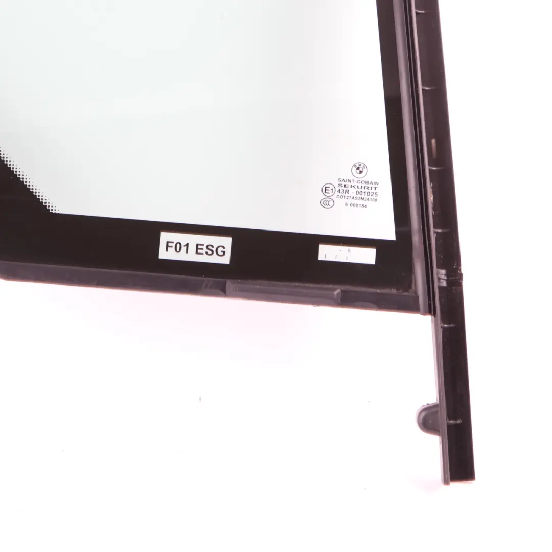 BMW F01 F04 Vidrio Ventana Lateral Fija Verde Puerta Trasera Derecha - SKU 7177656 - Número de pieza 7177656