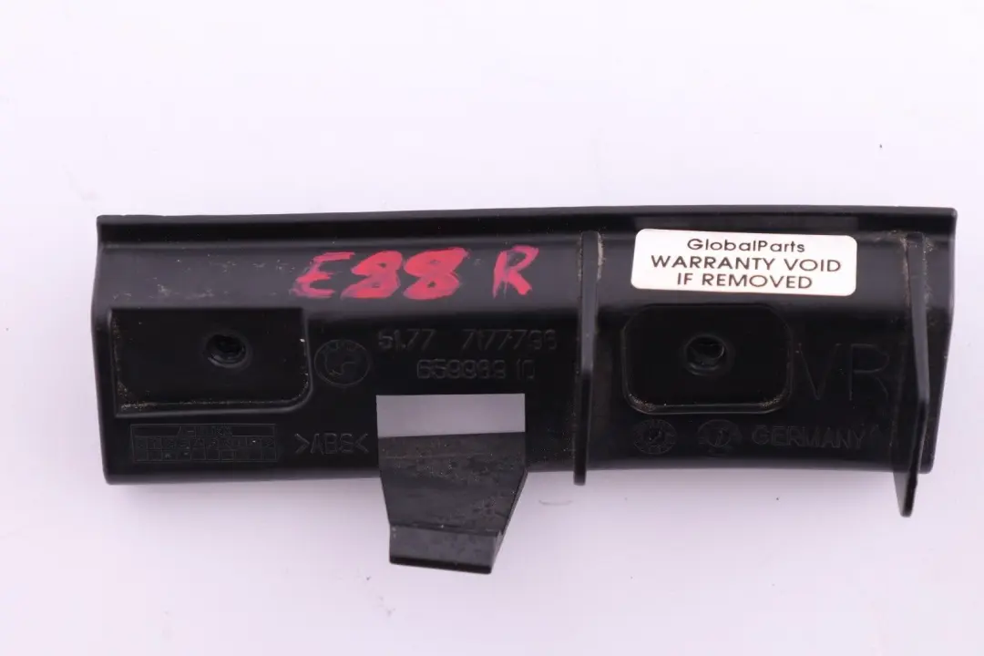 Pilastro Asta Supporto Paraurti Prestazioni Destra per BMW E88 Cabrio con numero di parte 7177796 BMW E88 Cabrio Pilastro Asta Supporto Paraurti Prestazioni Destra - SKU 7177796 - Numero di parte 7177796