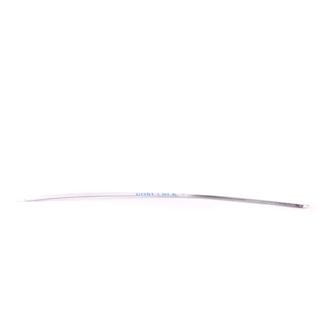 Window Frame Front Left Door N/S Rail Strip Cover Chrome to BMW F01 F02 with Part number 7177947 BMW F01 F02 Window Frame Front Left Door N/S Rail Strip Cover Chrome - SKU 7177947-1 - Part number 7177947