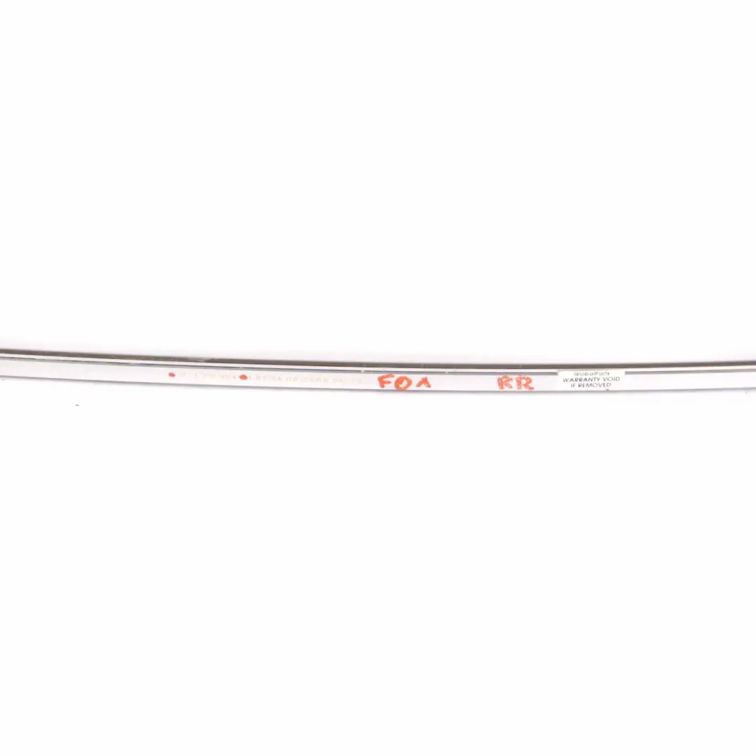 BMW F01 Fenster Rahmen Finisher Hinten Rechts Top Türleiste Silber - SKU 7177954 - Teilenummer 7177954