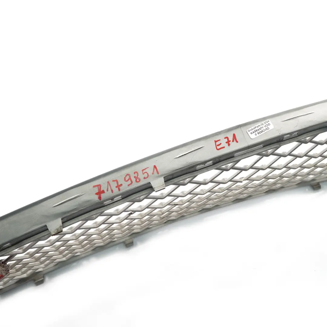 BMW X6 E71 Sport Pare chocs avant Grille centrale inférieure garniture - SKU 7179851 - Numéro de pièce 7179851