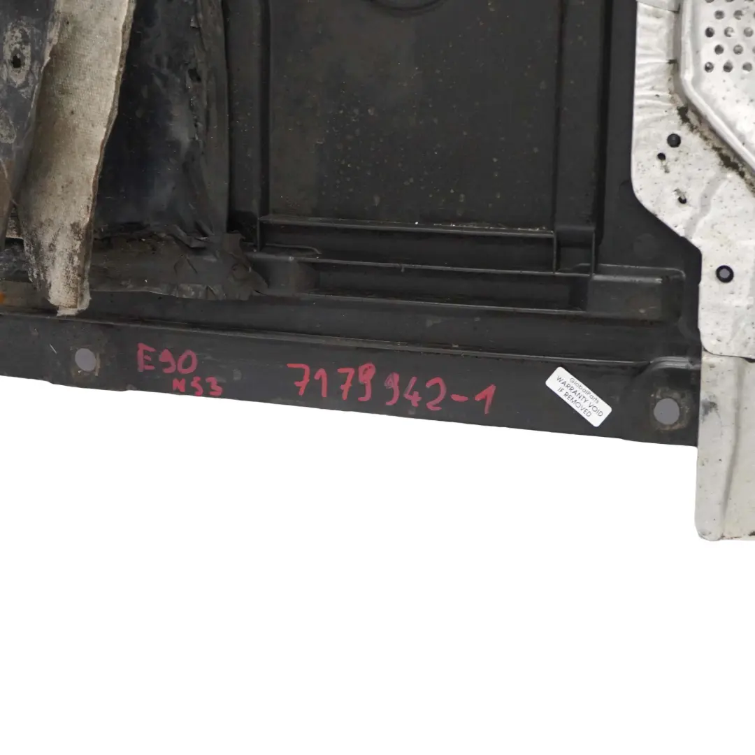 N53 Benzin Motorraumabschirmung Unterbodenverkleidung für BMW E90 E91 E92 mit Teilenummer 7179942 BMW E90 E91 E92 N53 Benzin Motorraumabschirmung Unterbodenverkleidung - SKU 7179942-1 - Teilenummer 7179942