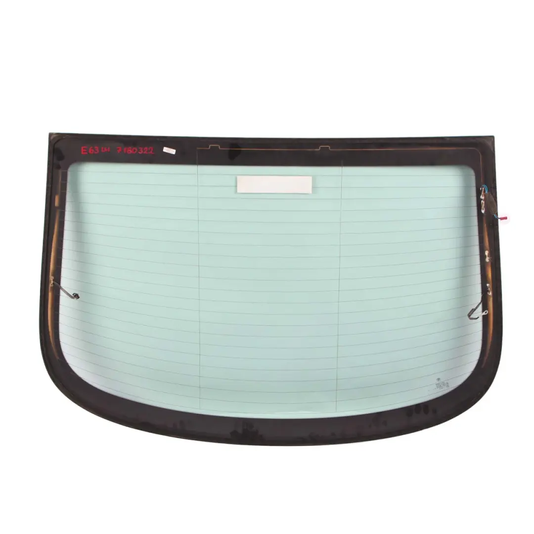 Boot Window Glazing Glass Cover Green AS2 to BMW 6 E63 LCI Coupe Rear with Part number 7180322 BMW 6 E63 LCI Coupe Rear Boot Window Glazing Glass Cover Green AS2 - SKU 7180322 - Part number 7180322