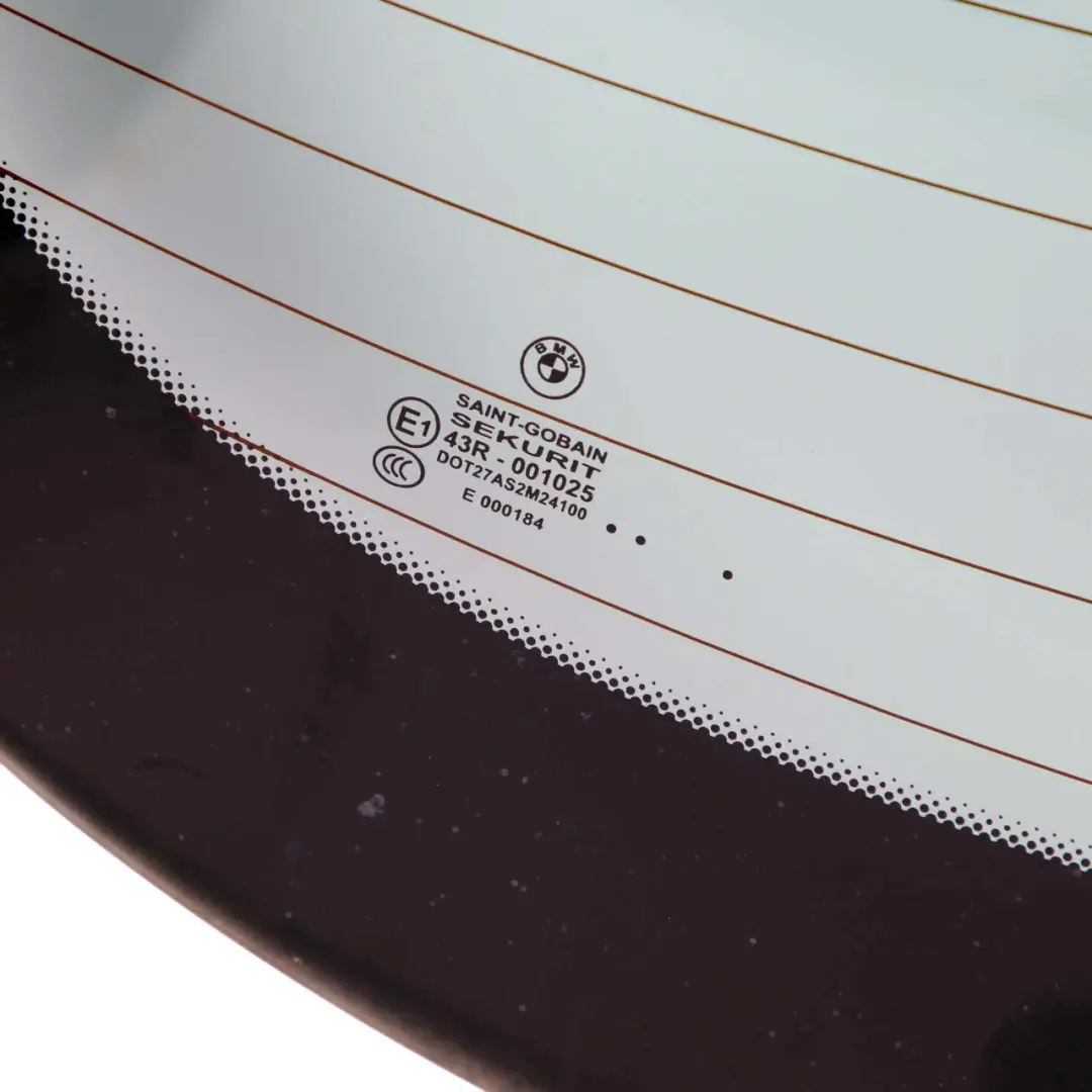 Boot Window Glazing Glass Cover Green AS2 to BMW 6 E63 LCI Coupe Rear with Part number 7180322 BMW 6 E63 LCI Coupe Rear Boot Window Glazing Glass Cover Green AS2 - SKU 7180322 - Part number 7180322