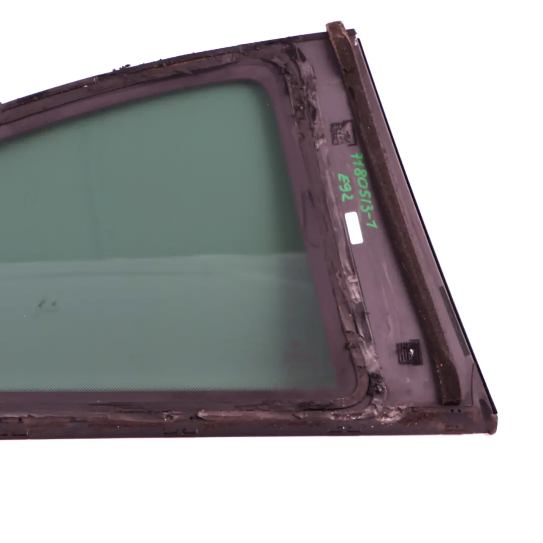 BMW 3 Series E92 Rear Left N/S Door Side Window Glass Black AS3 Black Trim - SKU 7180513-1 - Part number 7180513