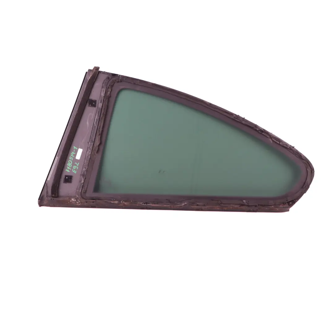 Vitre latérale de porte arrière droite noire AS3 Black Trim pour BMW E92 à propos du numéro de pièce 7180514 BMW E92 Vitre latérale de porte arrière droite noire AS3 Black Trim - SKU 7180514-1 - Numéro de pièce 7180514