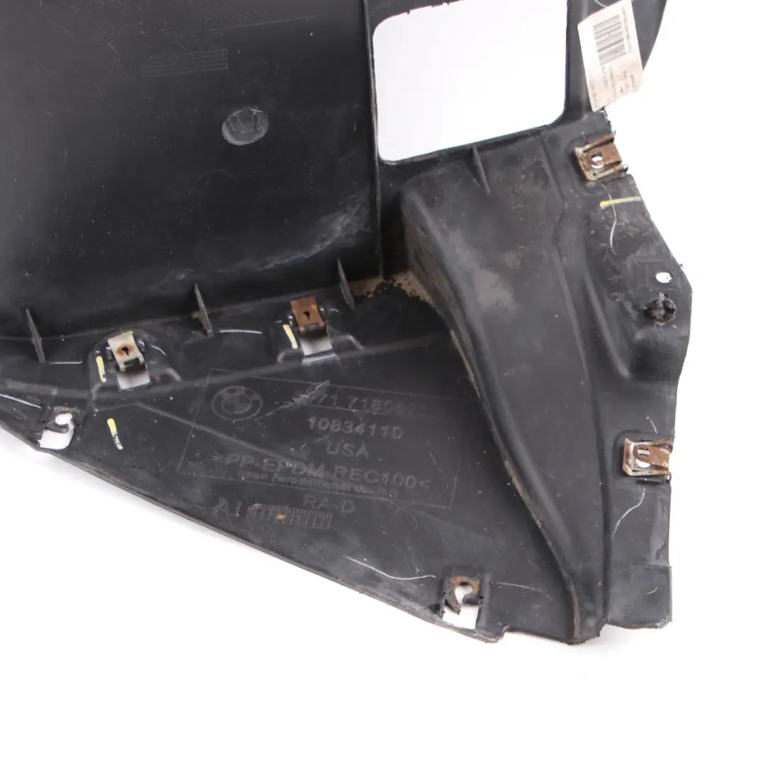 Arch Cover Front Right O/S Front Section Housing Trim to BMW X6 E71 Wheel with Part number 7180618 BMW X6 E71 Wheel Arch Cover Front Right O/S Front Section Housing Trim - SKU 7180618 - Part number 7180618