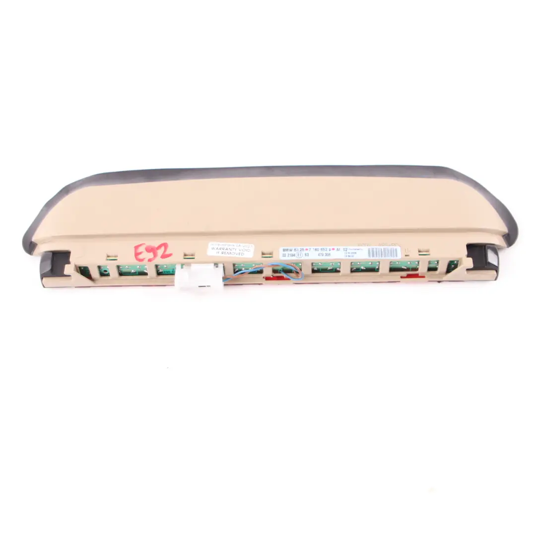 BMW E92 Coupe Rear Brake Light Third Stop Lamp Stoplamp Hellbeige - SKU 7180652 - Part number 7180652